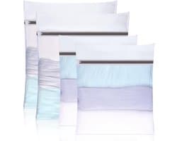 4 Stuks Wasnetten voor Wasmachine met Ritssluiting