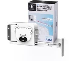 Wandgemonteerde Retractable Waslijn van 4.1m TPU