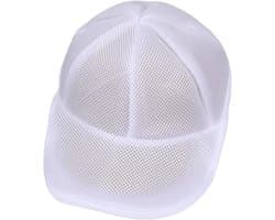 Wasrek voor petten - Hoedenhouder wasmachine - Petten schoonmaken - Beschermt vorm - 35 x 22.5 cm - Wit