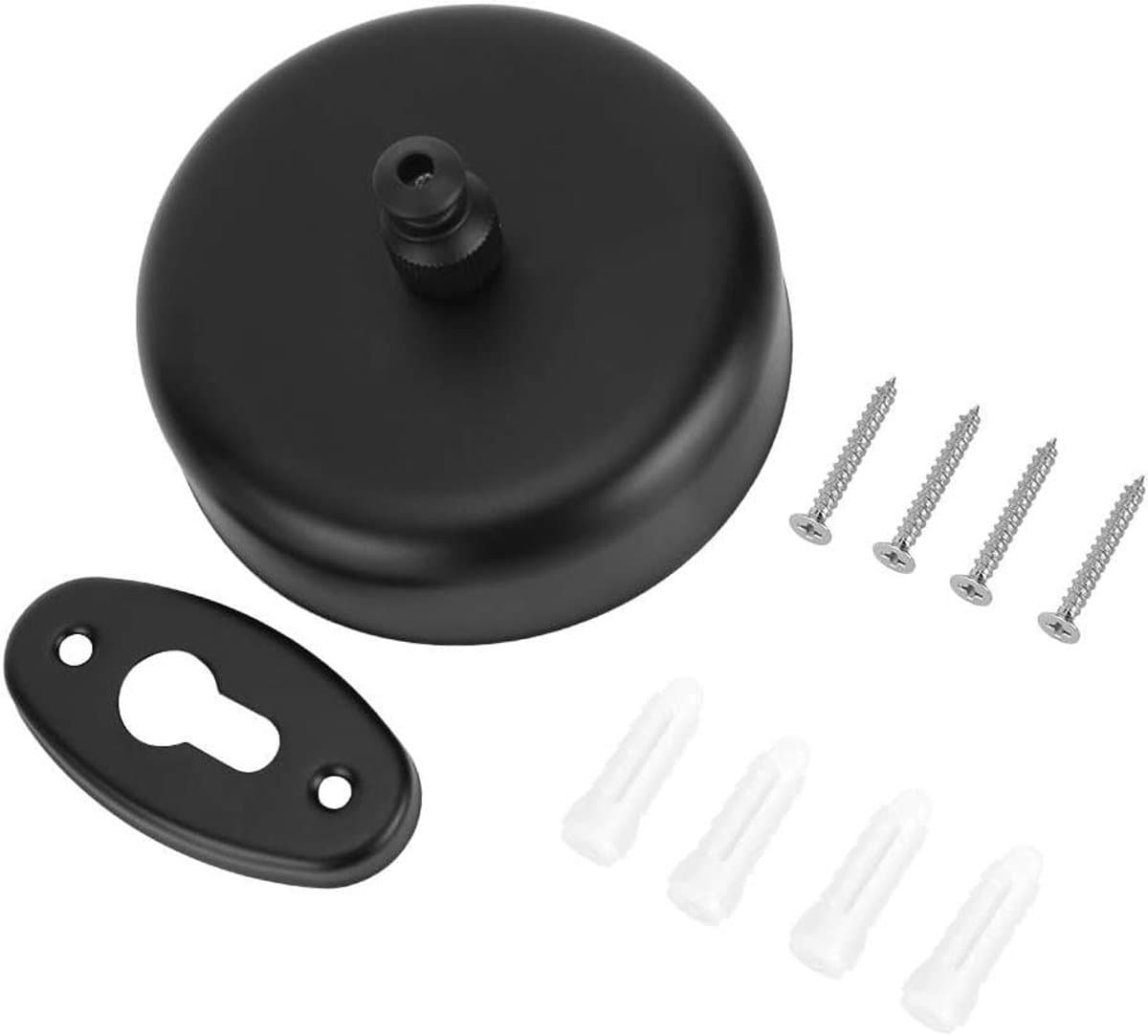 Intrekbare Waslijn - Waslijn Zwart - Kleding Drogen - 304 Roestvrij Staal - 9.2 cm Diameter - Zwart — afbeelding 1