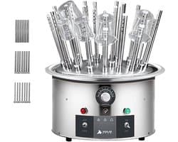 Glaswerk Droger - Laboratorium Droogrek - Laboratorium Droging - Instelbare Temperatuur - 20 Droogbuizen - Zilver
