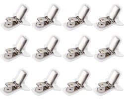 Dailygoods- Dekbedclips voor Dikke Dekbed - 12 Stuks - Dekbedbevestigingsclips - Lakenbevestigingsclip - Beddengoedaccessoires - Lichtgewicht en Praktisch - Beddengoedclips