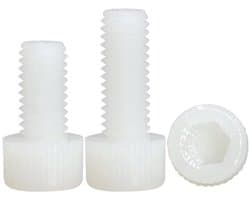 Nylon Schroeven M12x30mm - Inbus Schroevenset - Kunststof - Slijtvast - Corrosiebestendig - 8 Stuks - Inbusschroeven
