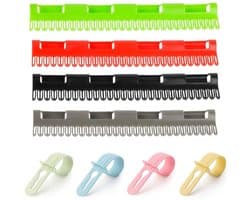 Sokkenhouders voor wasrek - 8 stuks - Antislip functie - Vier kleuren