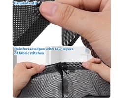 Waszak 60x90 cm - Waszak met Trekkoord - Opvouwbaar - Polyester - Machinewasbaar - Ideaal voor Thuis/Hotel - Wasmand