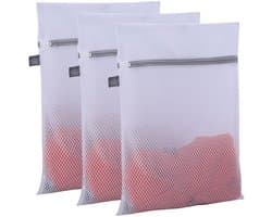 SolidKeus - Kleine Mesh Waszakken voor Delicate Kleding, Set van 3