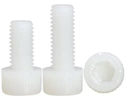 Nylon Schroeven M12x30mm - Inbus Schroevenset - Kunststof - Slijtvast - Corrosiebestendig - 8 Stuks - Inbusschroeven