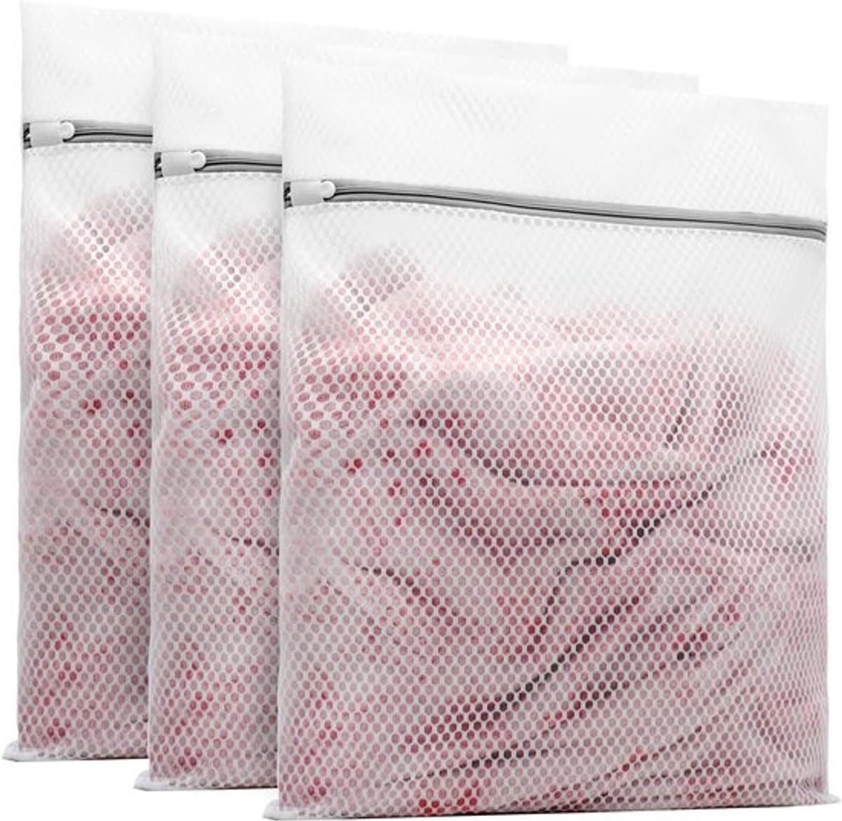 3 duurzame honingraat waszakken voor delicate stoffen, met een afmeting van 16 x 20 inch (3 grote) — afbeelding 1
