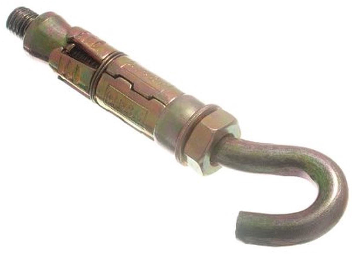 Anker Bouten - Metselwerk Ankers - Zware Bevestigingen - Sterke Verankering - M8 X 65MM - Geel — afbeelding 1
