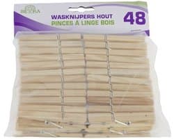 Betra Wasknijpers van Hout | 36 stuks