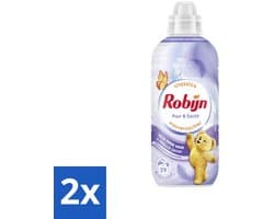 Robijn – Wasverzachter – Puur & Zacht – 780 ml - Voordeelverpakking - 2 stuks