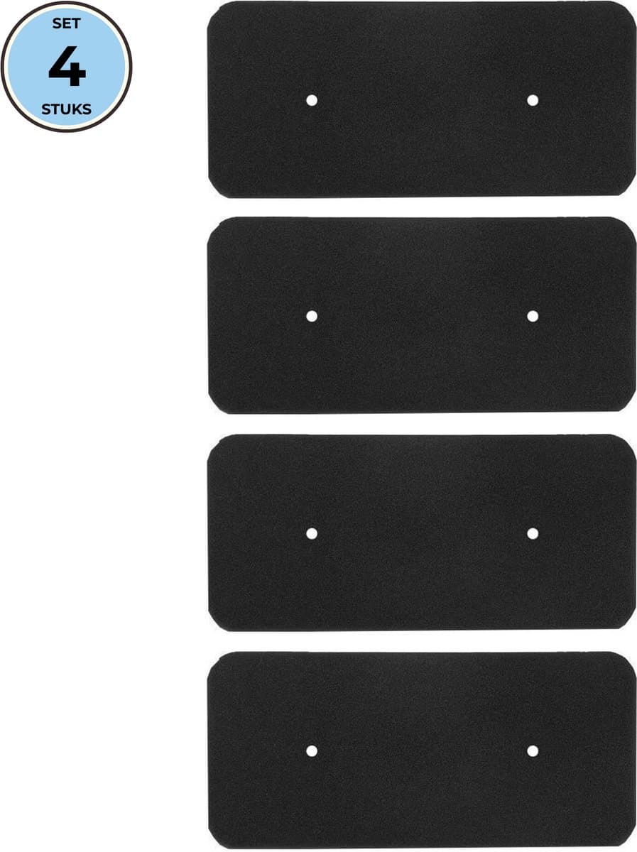 Bramokava 4x Filter geschikt voor Hoover Candy Droger 40006731 - 275 x 125 mm Spons Foam Schuimfilter — afbeelding 1