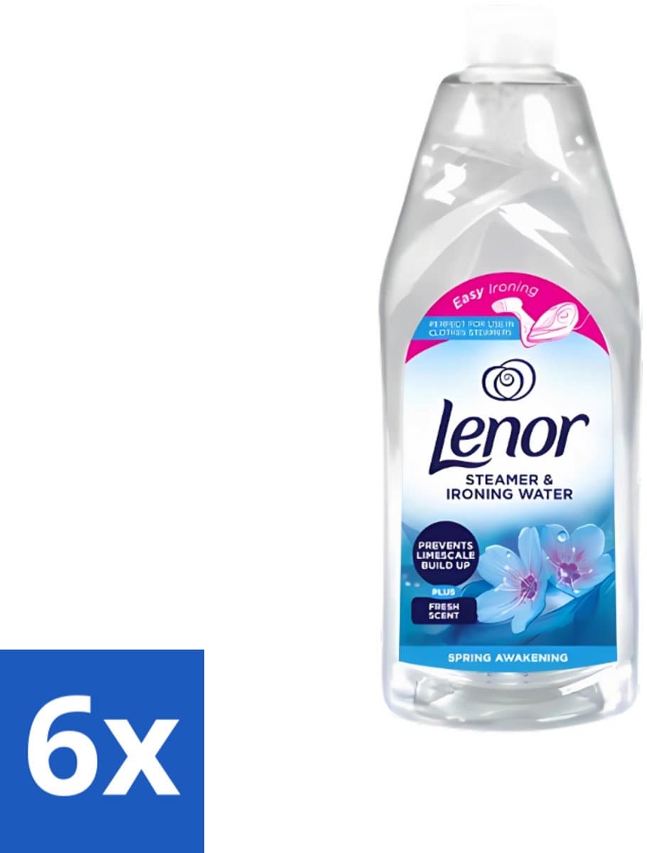 Lenor - Strijkwater - Spring Awakening - Textielverfrisser - 1000 ml - Voordeelverpakking - 6 stuks — afbeelding 1