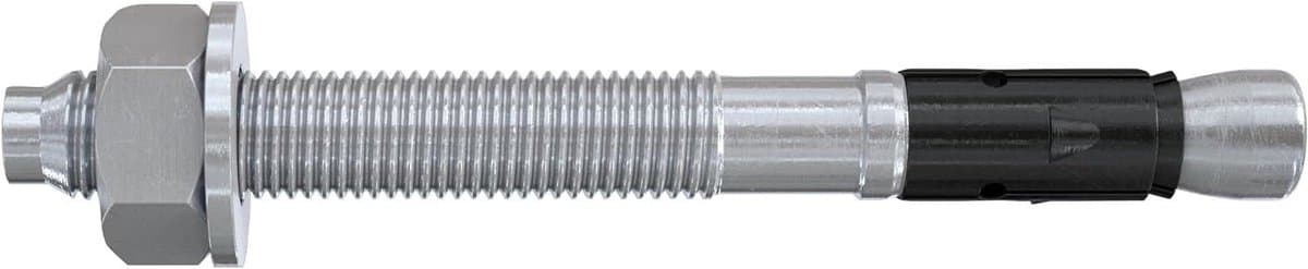 fischer 564594 Boutenanker Plus 16/5 gvz, zware anker met hoog draagvermogen, ankerbouten voor bevestigingen zware lasten en staalconstructies, seismik-& ETA-goedkeuring FAZ II, zilver — afbeelding 1