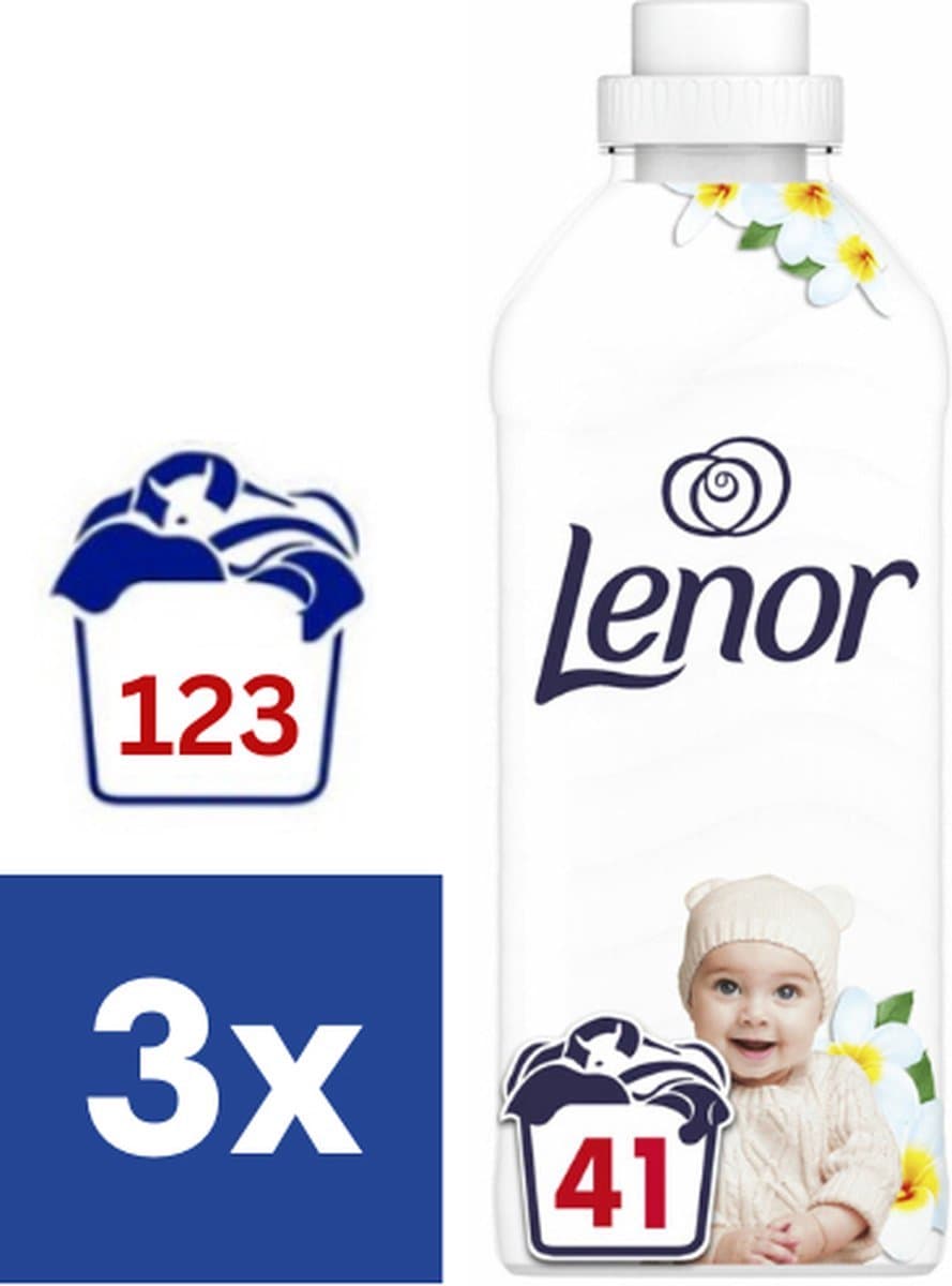 Lenor Sensitive Wasverzachter - 3 x 861 ml (123 wasbeurten) — afbeelding 1