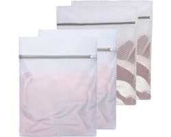 Grote wasnetten voor wasmachine 50 x 60 cm - waszakken met rits voor shirts, jassen en handdoeken, ideaal voor delicate kleding en efficiënt wassen