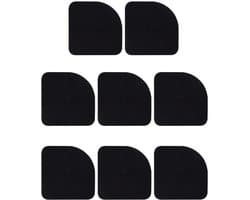 Dailygoods- Anti-vibratie Pads - Set van 8 Stuks - Absorberende Rubberen Ringen - Trillingsdempers Wasmachine - Stille Voetmatten - Schokdemping en Bescherming