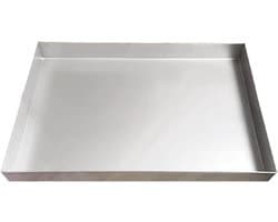 Opvangbak Wasmachine - Lekbak Metaal - Apparaat Beschermen - Roestvrij Staal - 80x60cm - Zilver