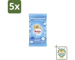 5 x Robijn Droogtrommeldoekjes Morgenfris 20 stuks per verpakking - Grootverpakking - Droogtrommeldoekjes - Wasgoed Drogen - Frisheid Droger - Wasgoed Verzorgen - Kleding Beschermen
