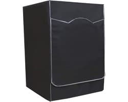 Wasmachine hoes - Wasmachine Beschermer - Wasmachine beschermer - Oxford doek - Wasmachine overtrek - Waterdicht, Zonwerend en Stofdicht - Wasdroger beschermhoes - Past op de meeste machines met voorlader - 60 x 55 x 85 CM - Zwart — afbeelding 1