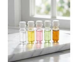 10 stuks reiscontainers, 2 ml transparant, lekvrij, lege aromatherapie-flesjes, kleine flesjes om te vullen, reisflessen voor make-up-remover en vochtinbrengende crèmes