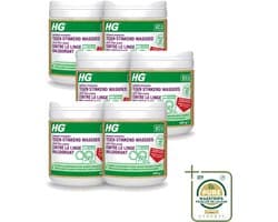 6 x HG ECO - Wasmiddeltoevoeging Tegen Stinkend Wasgoed - Effectieve Formule - 16 Wasbeurten - 500 g - Wasstrips - Wasmiddel - Stankmoleculen - Wasgoed - Wasmiddeltoevoeging - Stinkend Wasgoed