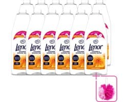 12 x Lenor - Strijkwater - Summer Breeze - Textielverfrisser - 1000 ml - Bulkverpakking - Strijkwater - Zomerse geur