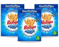 3 x Robijn - Intense - Geurbuiltjes - Langdurige Geur - Intense Frisheid - 3 Geurbuiltjes - Voordeelverpakking - 3 stuks