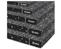 Antivibratie Wasmachine Mat - Geluidsabsorberende Rubber Mat | Demping voor Trillingen | Dikte: 20mm - 500 x 60 cm