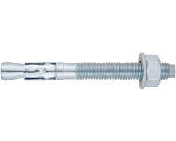Bevestigingsankers - Hoge belastingen - Stevig monteren - Wrijvingswerking - M10 x 170mm - Zilver