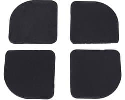 Wasmachine Voet Pads - Anti Trillingen Pads - Apparaten Stabiliseren - Schokabsorberend Rubber - 4 Stuks - Zwart