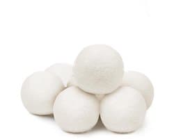 9-delige droogballen, 100% pure natuurlijke wollen droogballen, wasdroogballen, wasverzachter voor de wasdroger, 5cm