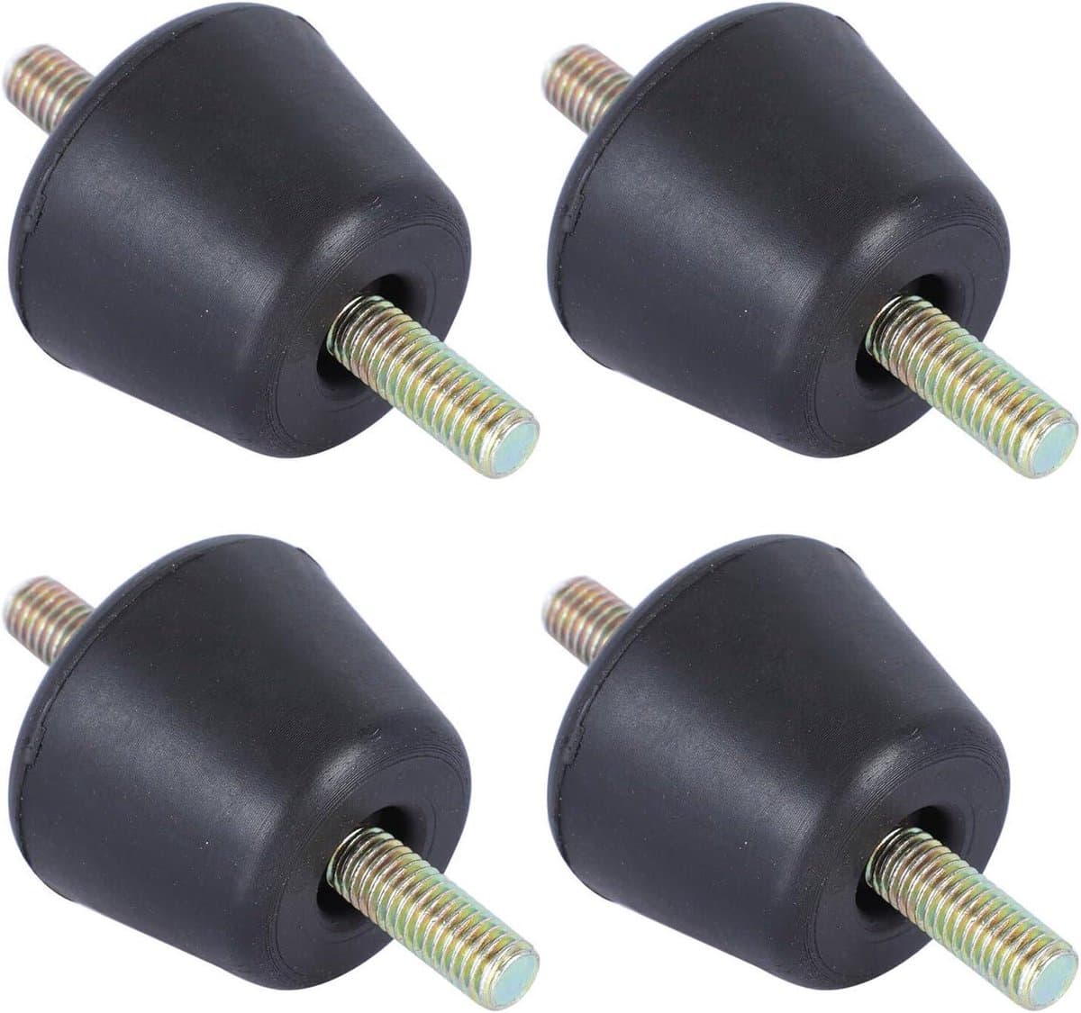Dempers Airco - Trillingsdempers Rubber - Stabiliseren Apparaten - Schokabsorberend - 4 Stuks - Zwart — afbeelding 1