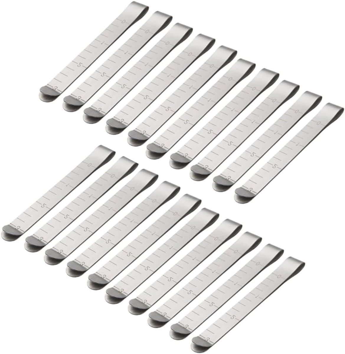 Naaiclips Set - Quilten Benodigdheden - Stof Bevestigen - Roestvrij Staal - 20 Stuks - Zilver — afbeelding 1