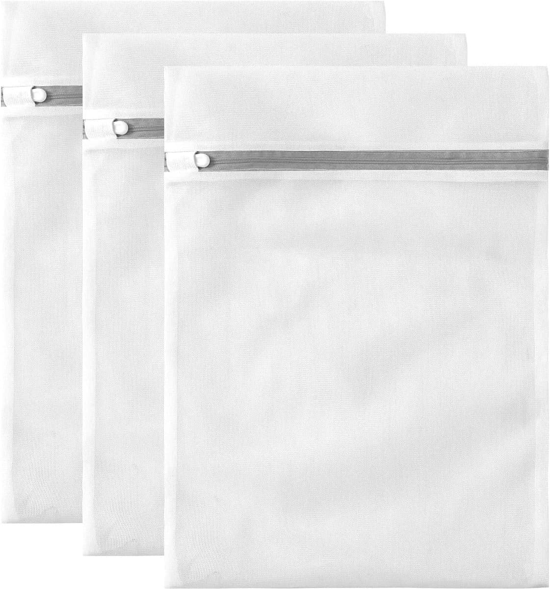 3 Pack Waszakken - Netwaszakken - Wasnetten - Wasnet Groot -Grote duurzame zakken - Delicate kleding - Perfect voor wasmachines - Jassen - Jeans - 30x40 - Huishoudelijk accessoire — afbeelding 1