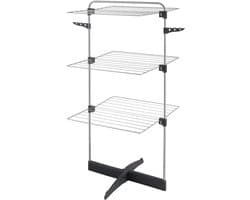 Freestanding Clothes and Home Drying Rack - Silver, 58 x 54 x 123 cm
