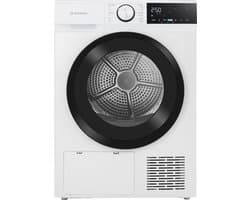 Wisberg WBDR1BW8NB - Wasdroger - Warmtepompdroger - Energieklasse B - 8 kg
