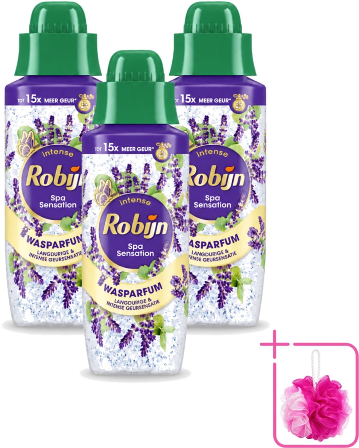 3 x Robijn – Wasparfum – Intense Spa Sensation – 342 ml - Bulkverpakking - Wasparfum - Geur — afbeelding 1