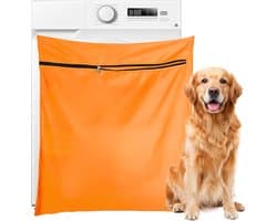 Waszak voor Huisdieren - Tegen Dierenharen - Honden en Katten - Oranje