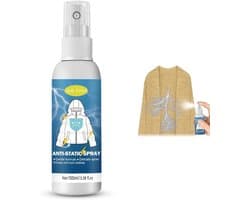 Antistatische spray voor kleding, textiel, meubels en auto - 100ml voor een statischvrije ervaring
