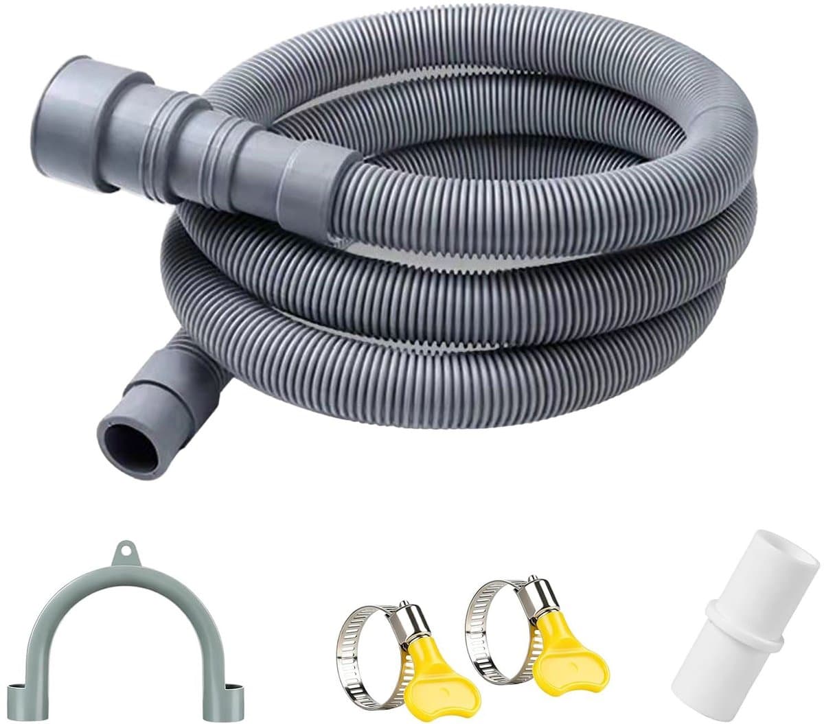 Dparts afvoerslang verlengset - Voor condensdroger - condensafvoer droger droogkast warmtepompdroger wasdroger - condensslang 1,5m — afbeelding 1