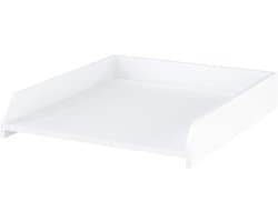 Aankleedopzetstuk Wasmachine - Commode Opzet - Baby Verzorgen - Ruimtebesparend Ontwerp - 71.6 x 63.2 cm - Wit