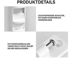 Uitschuifbare waslijn, Geschikt voor zowel binnen- als buitengebruik, wandmontage Geschikt voor aparte ophanggaten Geschikt voor snel drogen.