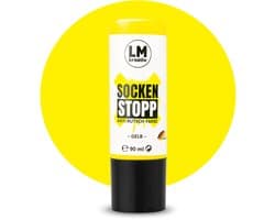 LM-Kreativ LM Sock Stop - anti slip textielverf - 90 ml - geel - waterbasis en waterproof voor sokken en textiel