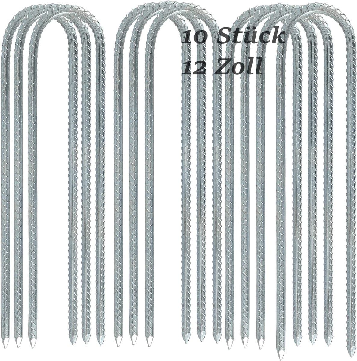 Solidchoice - 10 Stuks 30 cm Grondankers voor Tenten en Tuin — afbeelding 1