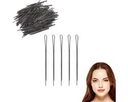 Set van 10 Zwarte Haarspeldjes voor Kapsels | Stevige Klem voor Knot en Opsteken | Anti-Slip Clips voor Vrouwen en Meisjes