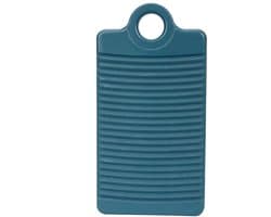 Mini-wasbord met een golvend streepmotief, ophanggaten en een verdikte, antislip onderkant. Gemaakt van plastic, geschikt voor het wassen van ondergoed, sokken, handdoeken, enz. - Groen.