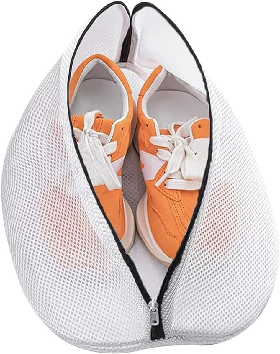 Multifunctionele waszak voor schoenen en sportschoenen, duurzame bescherming met rits, ideaal voor het wassen van schoenen en sneakers — afbeelding 1