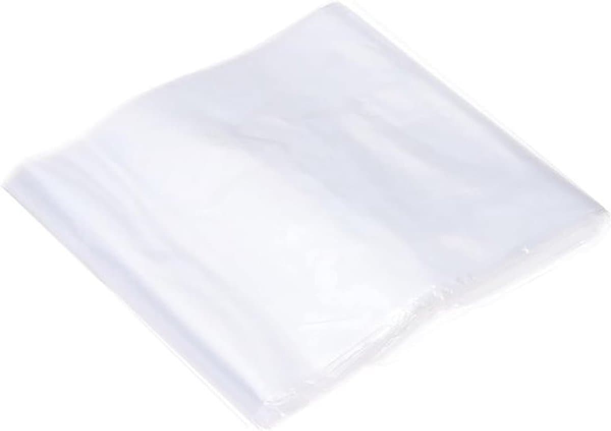 30 PCs Duidelijke Vlakke Open Plastic Poly Zakken 6x24 Inch 1.6 Mil Verpakkende Zakken voor Voedsel, Huis, Collectibles Opslag, Bewijzen Brood, Deeg — afbeelding 1