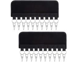Magische Ophangclip - Draagbare washaken - Set van 2 - Roestvrij staal — afbeelding 1